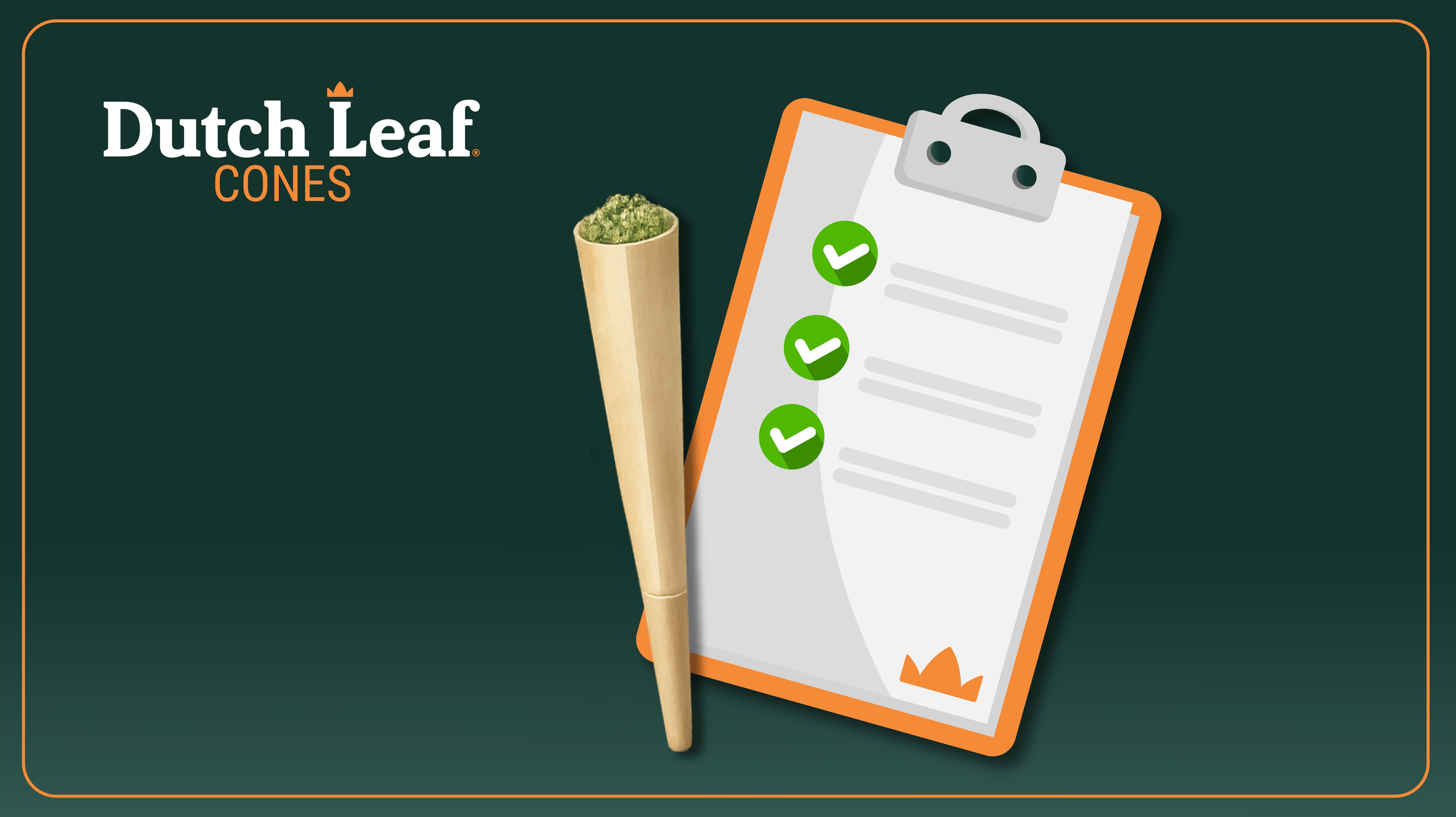 Pre-Rolled Cone Supplier Audit written on a checklist